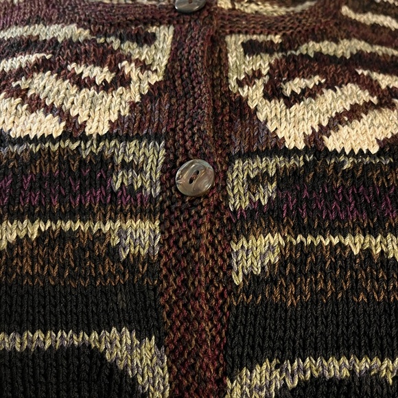 Peruvian Connection 100% Pima Cotton Sweater - size M - Picture 7 of 8